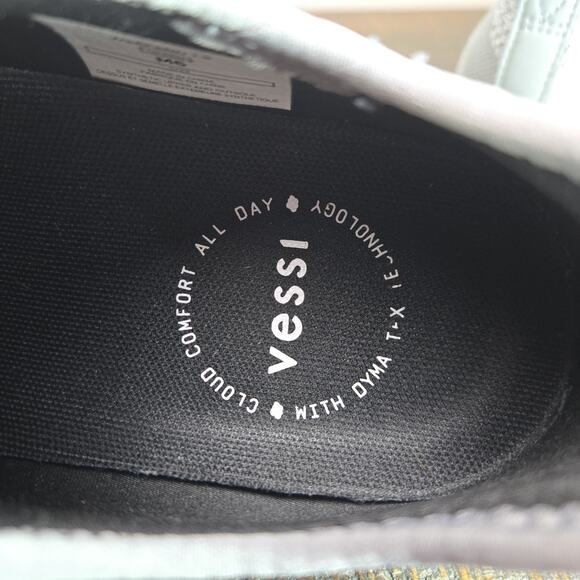 Vessi Weekend 1.5 Sneaker Mens Size 6 Waterproof Shoes Concrete Grey White main image 6